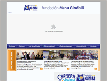 Tablet Screenshot of fundacion.manuginobili.com